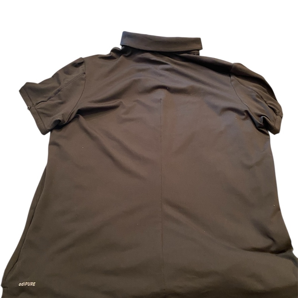 Adidas adipure  Women's Charcoal Gray Polo Golf Shirt. Size XL - Picture 2 of 7